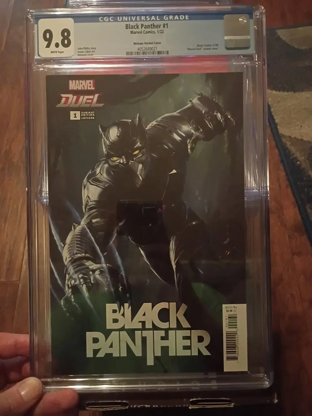 Black Panther #1 Duel Variant Cgc 9.8 Legacy 198 Marvel Comics Netease Variant